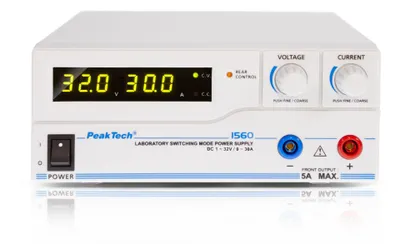 Obrázek produktu pro PeakTech 1560 - Labornetzgeraet 1 - 32 V 0 - 30 A stabilisiert - 960 W