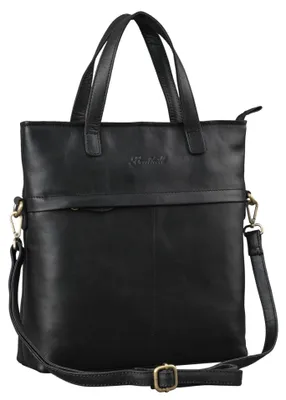 Produktbild von Benthill Shopper Damen Leder - Bag Beutel aus echtem Rindsleder - Große Vintage Umhängetasche - Schulterbeutel / Schultertasche - Handtasche
