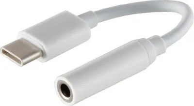 Produktbild von USB C Audio Adapter, analog, weiß