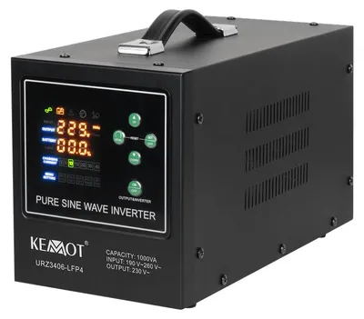 Zdjęcie produktu dla Zasilacz awaryjny z czystą sinusoidą – UPS i system zasilania awaryjnego – 1000VA / 700W