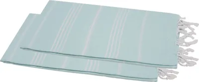 Produktbild von Hamamtuch Set 100x180 cm | 2 Stück | Sultan Style mint