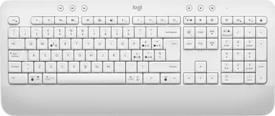 Produktbild von Logitech 920-010969, Volle Größe (100%), Kabellos, Bluetooth, Membran Key Switch, QWERTY, Weiß