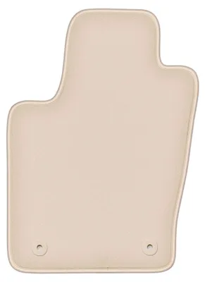 Produktbild von DURBAN Beige Velours-Fahrerfußmatte für Dodge Durango III Geländewagen (2010-)