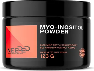 Produktbild von Myo-Inositol Pulver 123g - 2000 mg pro Portion, 60 Portionen - Vegan und ohne Zusatzstoffe - Verbessert geistige Klarheit & Stimmung - Nahrungsergänzungsmittel von MZ