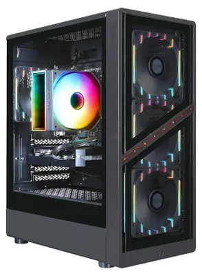 Immagine prodotto di PC da gaming HYRICAN AERIS 8123 – AMD Ryzen 7 5700X, 16 GB di RAM, SSD da 1 TB, Radeon RX 9070, Windows 11 Home