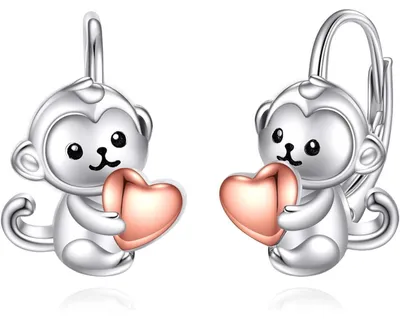 Productafbeelding van 925 sterling zilveren oorbellen met eenhoorn-, luiaard- en axolotl-motief, met een stevige sluiting, voor dames en meisjes