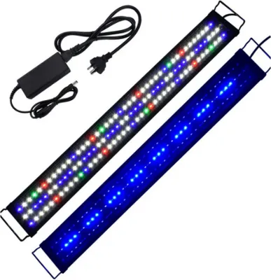 Produktbild von 2x Aquarium LED Beleuchtung Vollspektrum Lampe für 90-120cm Aquarium Aquarium Fisch Tank Fisch Pflanze 90cm