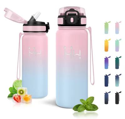 Obrázek produktu pro Termoska JAPORIA, 750 ml, nerezová láhev s brčkem, bez BPA, vhodná na cesty