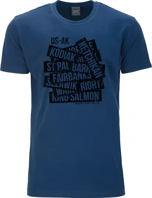 Produktbild von Übergrößen T-Shirt Kodiak schwarz AHORN SPORTSWEAR alpine blue 9XL