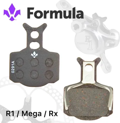 Produktbild von Formula Scheibenbremsen Bremsbeläge RX / Mega R1 Kit organisch inkl. Feder