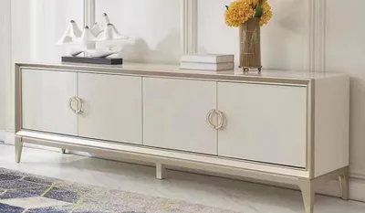 Immagine prodotto di Credenza Legno Mobile Cassettiera Credenza Bianca Design Credenze
