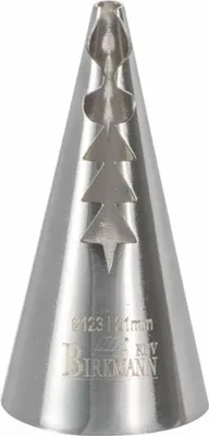 Produktbild von Birkmann Rüschentülle Gezackt #123, Spritztülle, Garniertülle, Backzubehör, Edelstahl, Ø 2.1 cm, 411708