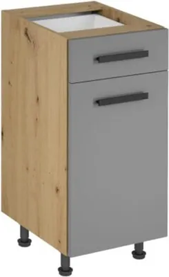 Image de Armoire à tiroirs avec étagères Armoire basse Cuisine intégrée