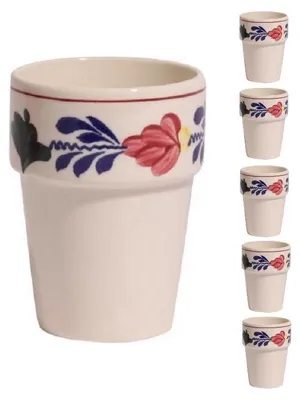 Productafbeelding van Boerenbont Melkbeker Sonja - set van 6 stuks