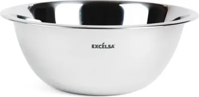 Image de Excelsa Bol de cuisine pratique Elegance Acier 24x9x24 cm Argent