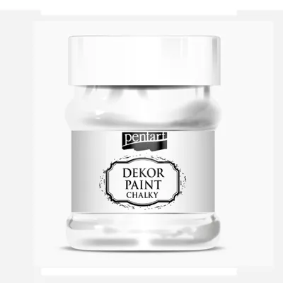 Produktbild von PENTART Dekorfarbe Chalky, 500 ml, Weiß