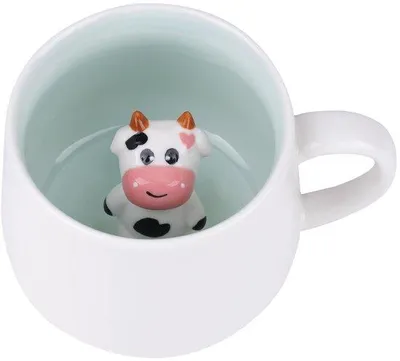 Produktbild von Keramische Kaffee-Mug - 3D Tier-Design - 350 ml Fassungsvermögen