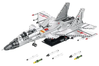 Immagine prodotto di Reobrix 33023 Aereo da combattimento - Modello da costruzione a incastro - 1999 pezzi