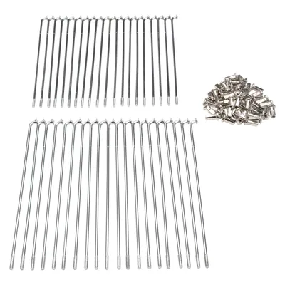 Immagine prodotto di Set di raggi (36 raggi + nipplo) 183x3,2mm 90° CHROME per Kreidler Florett LF LH serbatoio uovo RS K54 ciclomotore mokick
