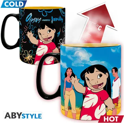 Produktbild von ABYstyle - Disney - Lilo & Stitch 460 ml Thermo-Tasse
