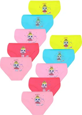 Produktbild von 10 Mädchen Slips Unterhosen - 92-98 (2-3 Jahre) Modell 2