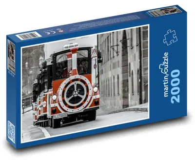 Zdjęcie produktu dla martinpuzzle - Puzzle 2000 elementów - Samochód - Pociąg
