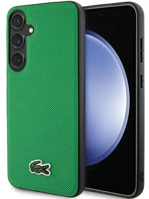 Zdjęcie produktu dla Etui Lacoste Petit Pique MagSafe do Samsung Galaxy S24+ zielony