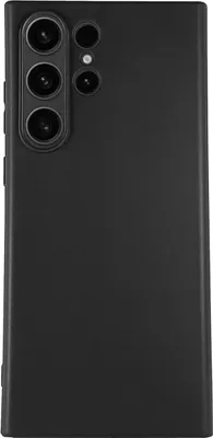 Produktbild von SCHWARZ TPU Silikon Matt Hülle für Samsung Galaxy S23 ULTRA Handy Case Cover Bumper Etui Handyhülle Schutzhülle Backcover