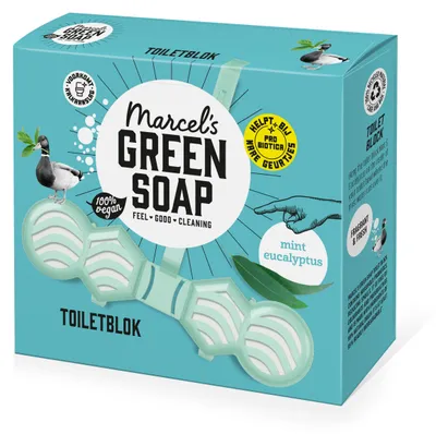 Productafbeelding van Marcel's Groene Zeep Toiletblok – Munt & Eucalyptus