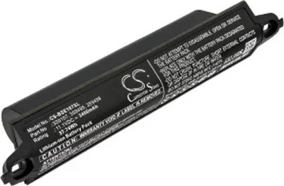 A black lithium-ion battery pack for a Bose Soundlink II speaker.