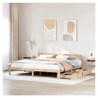 Produktbild von Bettgestell mit Schubladen 180x200 cm
