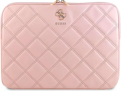 Produktbild von Guess Sleeve GUCS14ZPSQSSGP 14" pink Quilted 4G Schutzhülle
