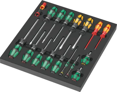 Obrázok produktu pre Wera 05150101001. Šírka: 344 mm, dĺžka (mm): 392 mm, výška: 30 mm. Šírka balenia: 405 mm, hĺbka balenia: 360 mm, výška balenia: 60 mm (05150101001)
