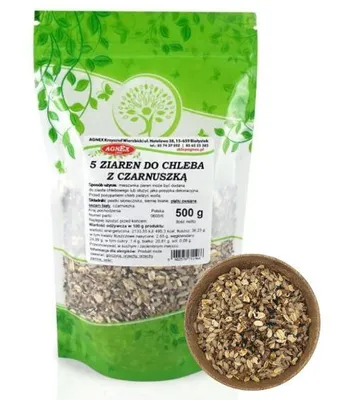 Zdjęcie produktu dla 5 Ziaren do chleba z czarnuszką 500 g