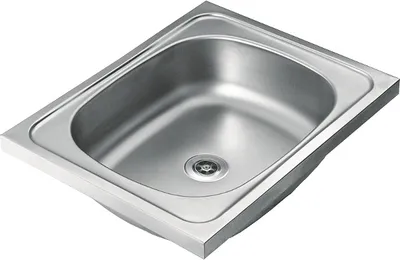 Obrázek produktu pro Jednomístný nerezový dřez 40x50 cm se sifonem INOX