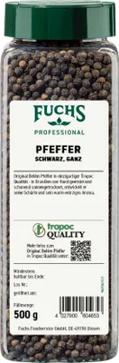 Immagine prodotto di Fuchs Professional Pepper pepe nero intero in grani caldo 500g