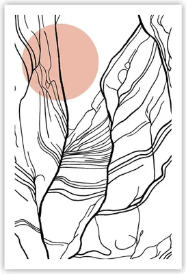 Produktbild von Poster - Poster ohne Rahmen - Abstraktion Linien Sonne - 61x91,5 cm - Wand Bild - Wanddeko - Wandbilder - Kunstposter - Wandposter - Bilder - Kunstdruck - Wanddekoration - Wandbild - P2XPA61x91-4770