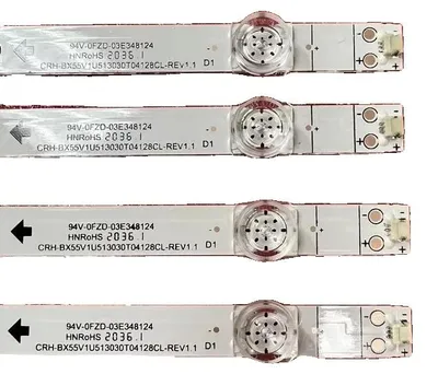 Obrázok produktu pre LED pás na podsvietenie, hliníková konštrukcia, dĺžka 105,7 cm, modelové číslo 43TU7000 HD550V1U51-T0L4, svetelný tok 60, funkcia stmievania