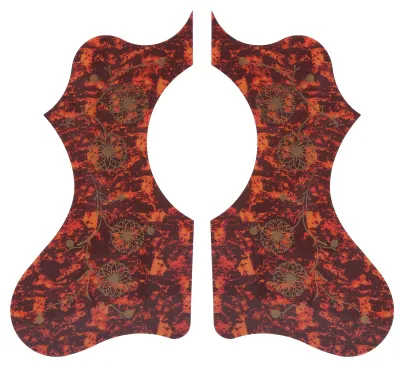 Produktbild von 2-teiliges Gitarren-Schlagbrett-Set aus Kunststoff, Ersatzteil für Acoustic Brown