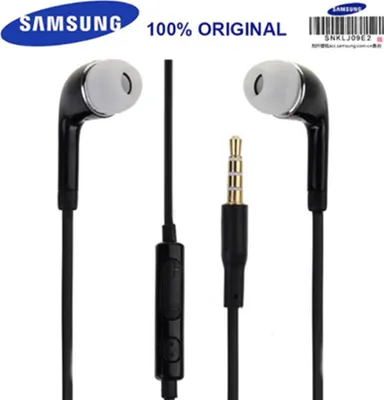 Produktbild von Original Samsung Kopfhörer earphone headphone Samsung S10 S9 S8 S7 S6 S5 A5 A7 universal Schwarz