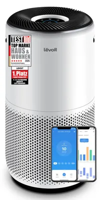 Produktbild von Levoit Core 400S Luftreiniger für Allergiker, bis zu 90㎡, Silberweiß
