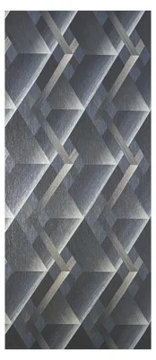 Thermo-akustische Dekorplatte Romboblau, 89x52x1,8 cm