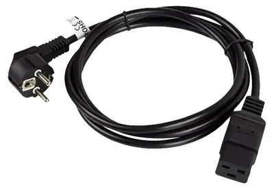 Produktbild von Lanberg CA-C19C-10CC-0018-BK, 1,8 m, CEE7/7, C19-Koppler
