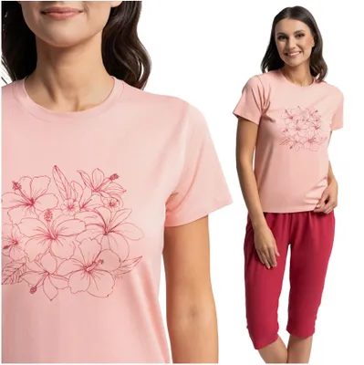 Produktbild von Moraj Damen Pyjama Schlafanzug – Rosa, Größe L, bequem