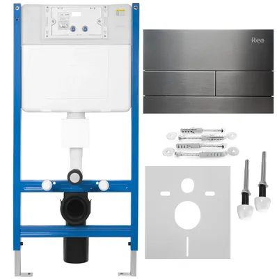 Obrázok produktu pre Rea Podomietkový Wc Systém K011a-q + Tlačidlá T Titan