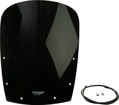 Image de Pare-brise MRA, couleur noire, avec homologation européenne (ABE), compatible avec Kawasaki GPZ 500 S