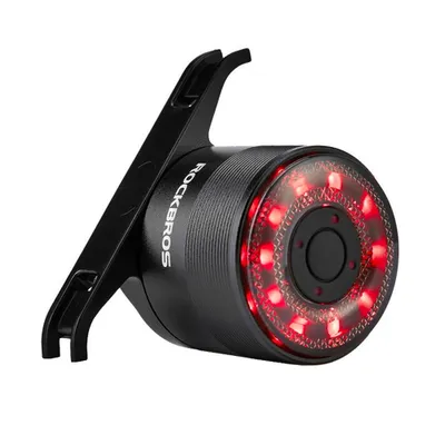 Produktbild von Rockbros Q1 Fahrradrücklicht 7 Farben LED Micro USB Schwarz