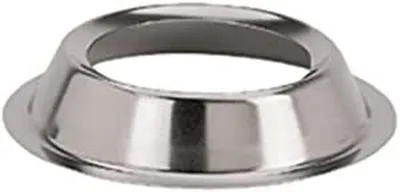 Schlagkelle aus Edelstahl, 14,8 x 12,8 x 1 cm, silber