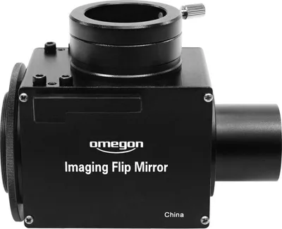 Produktbild von Omegon Astrofotografie Klappspiegel 1,25 Zoll T-2 mit Kamera- & Okularanschluss, parfokal