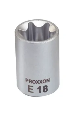 Obrázok produktu pre Proxxon Steckschlüsseleinsatz 3/8 E 18, Außen-TX, Chrom-Vanadium Stahl 31 CRV 3